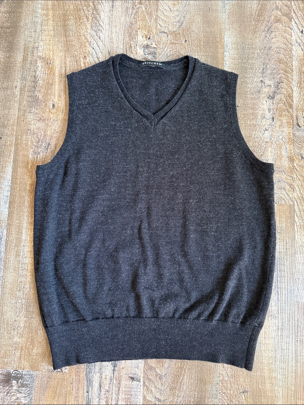 Britches | Merino Wool Blend Sleeveless Sweater